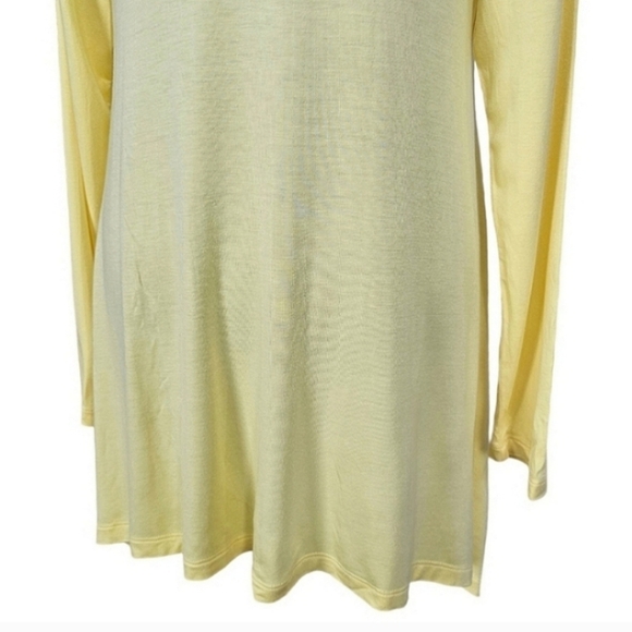 Soft Surroundings Petite Scoop Neck Blouse Sz Medium Viscose Long Sleeve Light - Picture 11 of 13